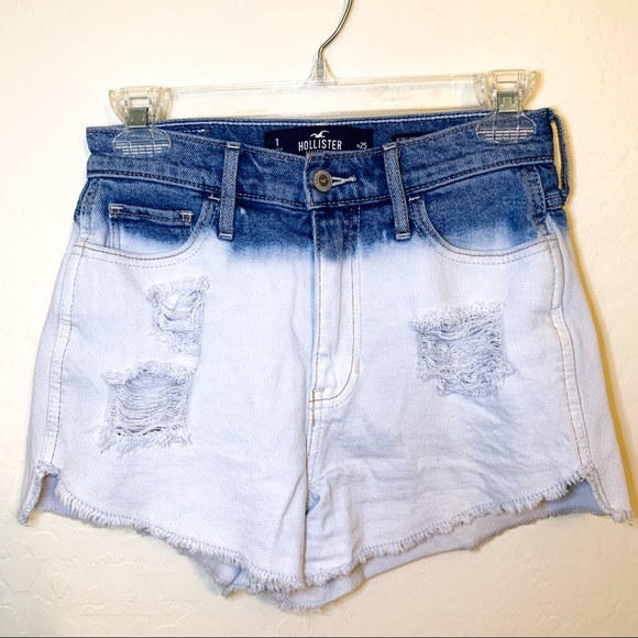 Hollister Pants - Hollister Ultra High Rise Acid Wash Shorts Size 1